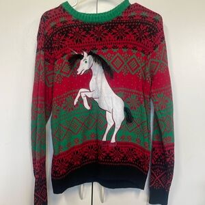 Super ugly Christmas sweater by 33°. Size small.  Holidays. Parties